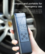 VC05 Fast Inflation Portable Precise Air Replenishment Intelligent Digital Displaycar Inflation Pump - Image 9