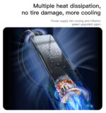 VC05 Fast Inflation Portable Precise Air Replenishment Intelligent Digital Displaycar Inflation Pump - Image 11