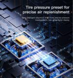 VC05 Fast Inflation Portable Precise Air Replenishment Intelligent Digital Displaycar Inflation Pump - Image 12