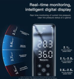 VC05 Fast Inflation Portable Precise Air Replenishment Intelligent Digital Displaycar Inflation Pump - Image 13