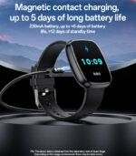 IO22 1.83 Inch Big Screen Real-time Message Notification Health Detection BT Smart Call Watch - Image 19