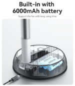 YF11 Three-speed Wind With Big Battery Retractable And Foldable No noisy Floor/Table Using Fan - Image 14