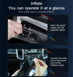 VC05 Fast Inflation Portable Precise Air Replenishment Intelligent Digital Displaycar Inflation Pump - Image 16
