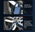 VC05 Fast Inflation Portable Precise Air Replenishment Intelligent Digital Displaycar Inflation Pump - Image 17