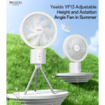 YF13 Four Gears Adjustable Detachable Design Comes With LED Ambient Light Multi Scene Fan - Image 2
