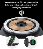 DS27 15W Wireless Fast Charging Multiple Protections Foldable Design 3-in-1 Desktop Wireless Charger - Image 14