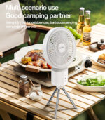 YF13 Four Gears Adjustable Detachable Design Comes With LED Ambient Light Multi Scene Fan - Image 12