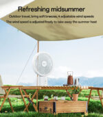 YF13 Four Gears Adjustable Detachable Design Comes With LED Ambient Light Multi Scene Fan - Image 13