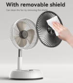 YF11 Three-speed Wind With Big Battery Retractable And Foldable No noisy Floor/Table Using Fan - Image 16