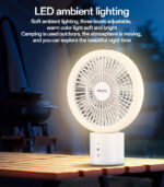 YF13 Four Gears Adjustable Detachable Design Comes With LED Ambient Light Multi Scene Fan - Image 15