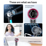 YF14 LED Power Display Powerful With 3000mAh Battery 5 Stages Of Speed Turbo Mini Fan - Image 3