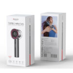 YF14 LED Power Display Powerful With 3000mAh Battery 5 Stages Of Speed Turbo Mini Fan - Image 5