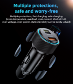 Y60 38W Innovative PD Reverse Charging Built-in TC And IP Cable Dual Port Fast Charging Car Charger - Image 11