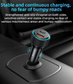 Y60 38W Innovative PD Reverse Charging Built-in TC And IP Cable Dual Port Fast Charging Car Charger - Image 16