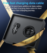 Y60 38W Innovative PD Reverse Charging Built-in TC And IP Cable Dual Port Fast Charging Car Charger - Image 17