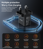YC82 30W GaN Multiple Protection Low Temperature Fast Charging UK Standard Fast Charger - Image 11