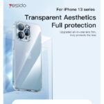 PC04 Ultra Slim Transparent Clear TPU Gel Lens Camera Protection Cover Phone Case for iPhone - Image 2