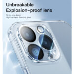 PC04 Ultra Slim Transparent Clear TPU Gel Lens Camera Protection Cover Phone Case for iPhone - Image 4