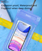 WB11 High Quality Beach IPX8 20M Waterproof Mobile Phone Bag Cover Waterproof Phone Pouch - Image 6
