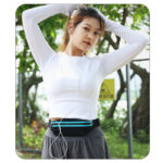 WB13 Running Belt Waist Bag|Waterproof Nylon Fitness Outdoor Sports Waistband Mobile Phone Pouch Bag - Image 4