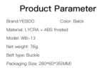 WB13 Running Belt Waist Bag|Waterproof Nylon Fitness Outdoor Sports Waistband Mobile Phone Pouch Bag - Image 8