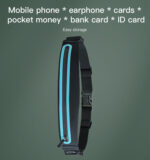 WB13 Running Belt Waist Bag|Waterproof Nylon Fitness Outdoor Sports Waistband Mobile Phone Pouch Bag - Image 11
