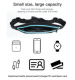 WB13 Running Belt Waist Bag|Waterproof Nylon Fitness Outdoor Sports Waistband Mobile Phone Pouch Bag - Image 16
