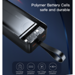 YP42 LCD Digital Display Power Bank Portable Charger 22.5W 30000mAh Fast Charging Power Bank - Image 3