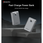 YP47 20000mah 22.5W PD 20W Fast Charge LED Digital Display Power Bank - Image 2