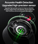 IO28 HD Calling Zinc Alloy Proof Body Health Detection Dual Strap Configuration BT Smart Call Watch - Image 14