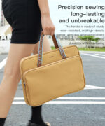 WB36 14 Inch Smooth Multi Layered Storage Large Capacity Unbreakable High Sensitivity Laptop Bag - Image 14