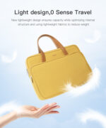 WB35 14 Inch Smooth Multi Layered Storage Large Capacity Unbreakable High Sensitivity Laptop Bag - Image 16