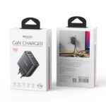 YC142 GaN PD100W Fast Charging Smaller Size 2*USB-C & USB-A Three Ports European Standard Charger - Image 5