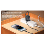 YC88 PD 30W Fast Charging 2*TC & USB Three Ports Smart Digital Display UK Standard Fast Charger - Image 4