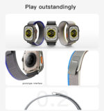 WB25 Multi-Color Wild Trail Loop Strap Nylon Band Apple Watch Sport Strap For IP Watch - Image 9