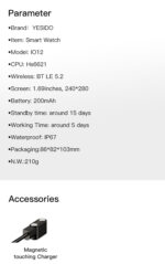 IO12 Factory Direct Sales Big Screen Built-In Several Kinds Of Sensitive Sensor 2024 New Smartwatch - Image 8