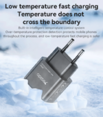 YC62 Portable 25W PD Low Temperature Fast Charging European Standard GaN Fast Charger - Image 11