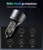 Y59 Dual TC Ports And QC 18W 200W Fast Charging Support With Multi Protection Car Charger - Image 11