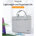 WB38 16 inch Large Capacity Water-resistant Surface Lightweight Design Minimalist Laptop Tote Bag - Image 2