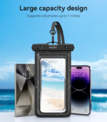 WB50 Buikt-in Airbag Large Capacity High Sealing Sensitive Touch Scree TPU Floating Waterproof Bag - Image 15