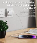 YC76 Low Temperature 20W Fast Charging With Cable UK Plug Single Output Travel Charger - Image 9