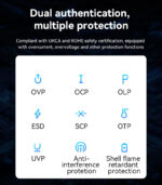 YC76 Low Temperature 20W Fast Charging With Cable UK Plug Single Output Travel Charger - Image 12