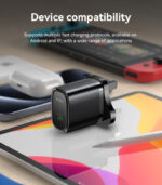 YC76 Low Temperature 20W Fast Charging With Cable UK Plug Single Output Travel Charger - Image 13