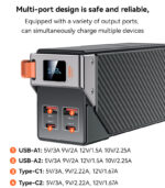 YP62 30000mAh PD 20W + SCP 22.5W Fast Charging Multi-port High-definition Large Screen Power Bank - Image 14