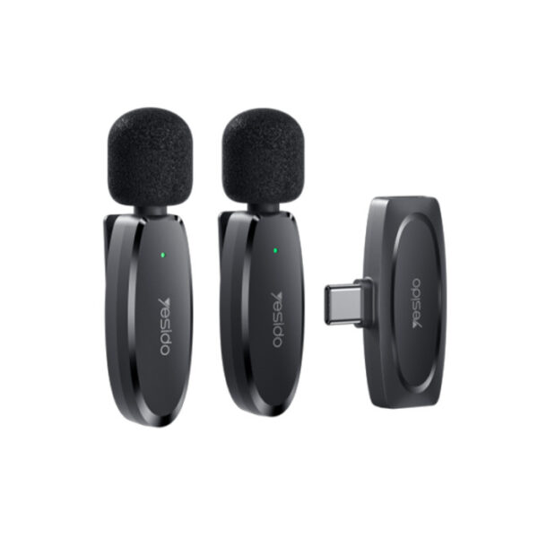 KR13 portable wireless transmission 360 pickup voice Type-C transmit port 2 wireless MEMS Microphone