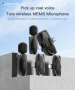 KR13 portable wireless transmission 360 pickup voice Type-C transmit port 2 wireless MEMS Microphone - Image 6