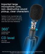 KR13 portable wireless transmission 360 pickup voice Type-C transmit port 2 wireless MEMS Microphone - Image 10