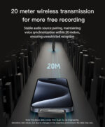 KR13 portable wireless transmission 360 pickup voice Type-C transmit port 2 wireless MEMS Microphone - Image 12