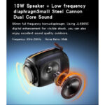 YSW20 Colorful Lighting Bluetooth 5.3 With Three Playback Modes Low Frequency Steelcannon Speaker - Image 4