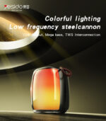 YSW20 Colorful Lighting Bluetooth 5.3 With Three Playback Modes Low Frequency Steelcannon Speaker - Image 6